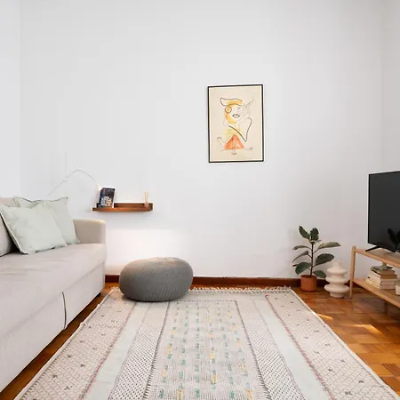 ! Bright 2br Hammock Flat ! Praca Da Republica * ポルト